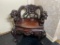 Elaborate Antique Japanese Carved Rosewood Dragon Chair