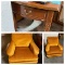 2 Vintage Orange Chairs PLUS