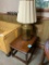 Asian Table and Large Lamp