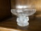 Vintage Lalique France Crystal Glass Bowl w/birds