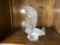 Vintage Lalique France Crystal Glass Rooster