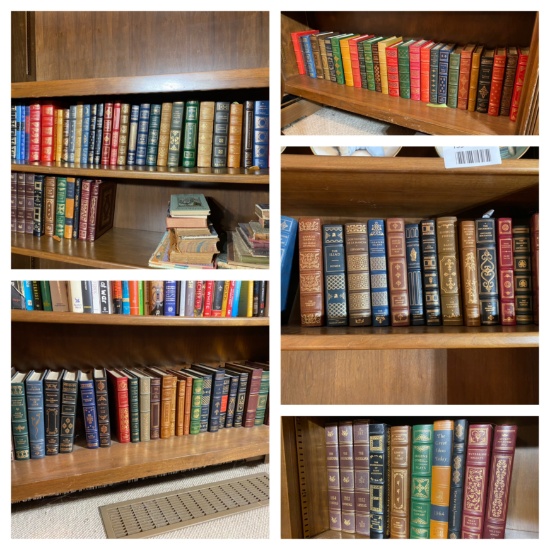 Large Set of High End Franklin Library Classics Books