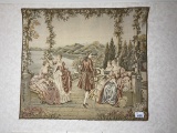 Large vintage woven tapestry