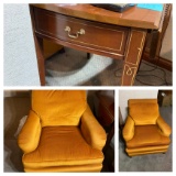 2 Vintage Orange Chairs PLUS