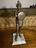 Antique Bronze Statue on Base Signed U Marcellini