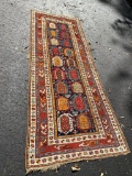Antique Hand Knotted Persian Rug Runner