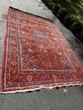Large Size Antique Persian Mahal Hand Knotted Rug or Carpet