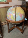 Unusually Large Heirloom Vintage Light Up Globe by Replogle