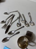 Group lot of sterling silver articles