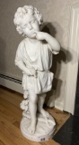 Signed Ugo Zannoni Milano 1876 Marble Statue