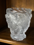 Vintage Lalique France Crystal Glass Vase