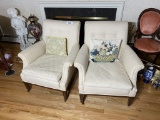 Pair of vintage upholstered chairs