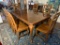 World Market Dining Table with 6 Chairs and 2 Leaves