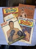 Early Vintage Boxing Magazines 