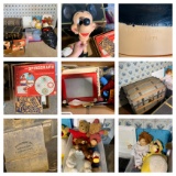 2 Trunks, Vintage Mickey Mouse Doll, Clothing, Vintage Stuffed Bears & More