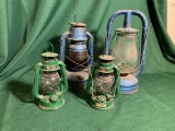 4 Vintage Lanterns