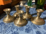 Weighted Sterling Candle Holders