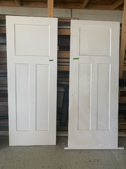 Set of Slab Doors without Frames