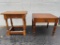 Pair of antique wooden stools