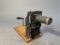 Antique Small wood, tin metal movie projector