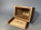 Antique Early Glass Stereoview Plate Box