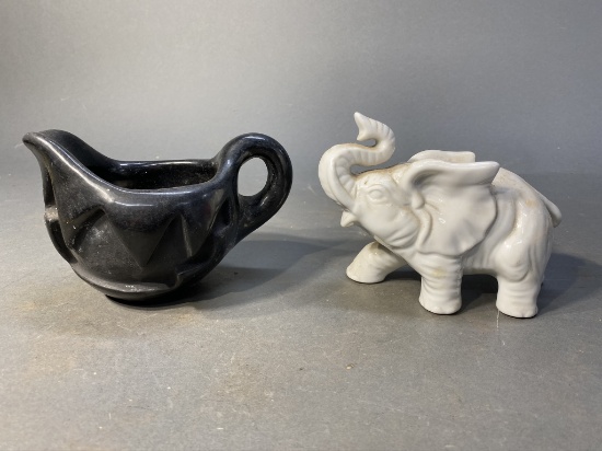 Unusual Santa Clara Pottery Ewer PLUS
