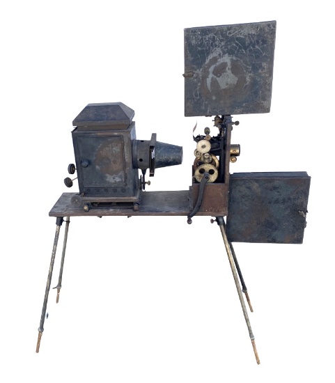 Rare Edison Projecting Kinetoscope ca 1904 Serial No. 10697 with Original  Stand