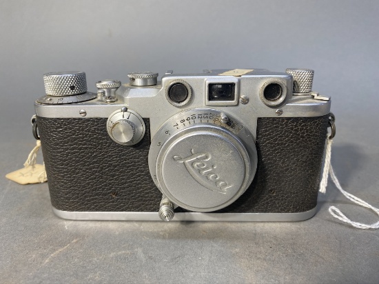 Vintage Leica IIIC Camera Circa 1946-7 Serial No. 400856