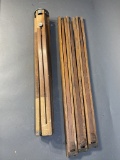 2 Antique Wooden Tripods