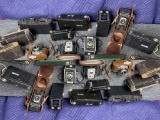 Group lot of vintage & Antique Cameras