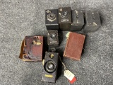 Group lot of miniature box and other cameras