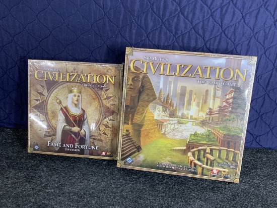 Sid Meier's Civilization Board Game Lot