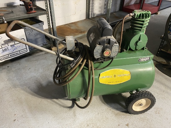 Vintage Campbell Hausfeld Harrison Ohio Air Compressor