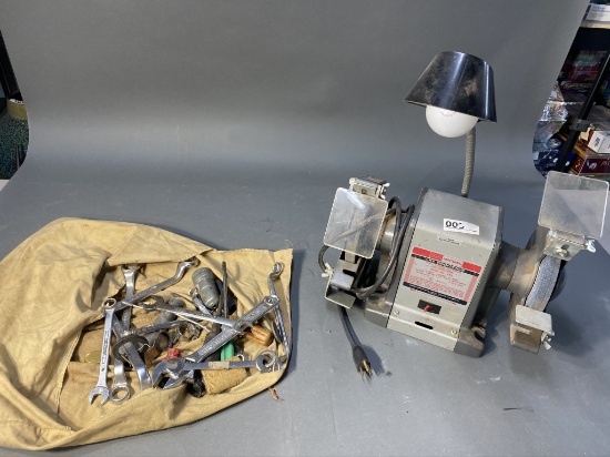 Craftsman Grinder, Tools lot