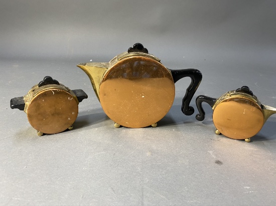 Made in Japan Art Deco Coffee or Tea pot, creamer, sugar