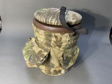 Hunter's Camouflage Stool Cooler Combo