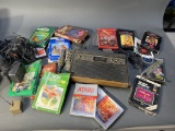 Vintage Atari Plus games in boxes