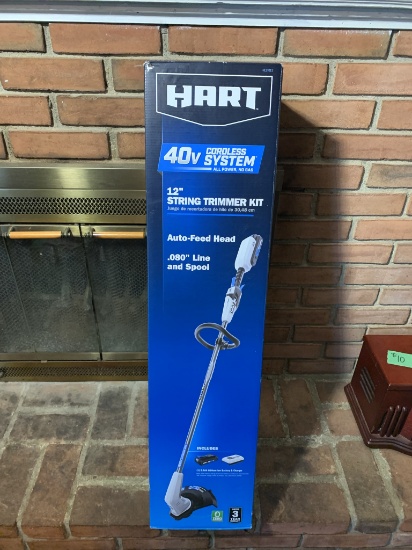 Hart 12 inch String Trimmer Kit.  See Photos