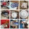 Group of Household Items, Kitchen Appliances, China, Scale & More