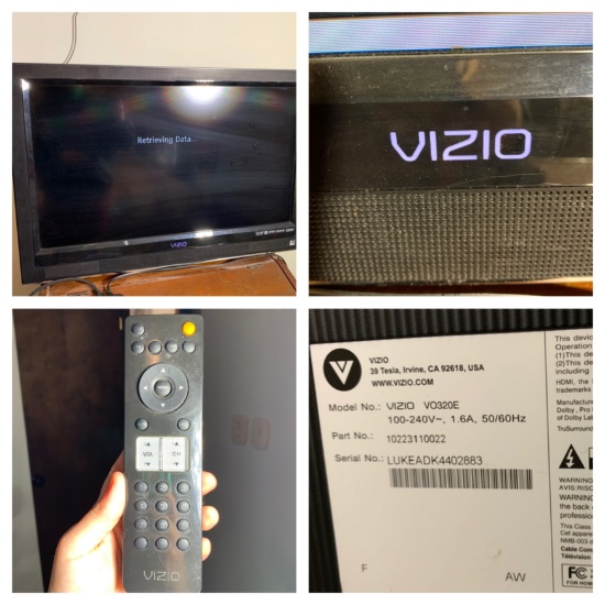 Vizio 32 inch TV with Remote