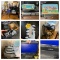 Variety of Electronics - Antennas, VCR's Vizio TV no remote, Metal Shelf, Table, Tasco Binoculars &