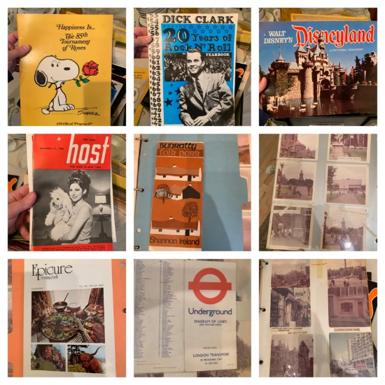 Group of Ephemera & Travel Photos