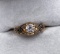 Victorian 14k Gold & .50 ct Diamond Ring