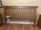 Mission Style King Size Headboard - Amish made Oak