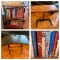 Great Assortment of Cookbooks, Shelf, Tv Tray and Writing Stand