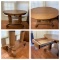 Oval Antique Oak Table with Drawer