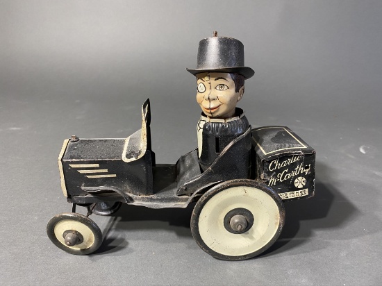 Rare Marx Charlie McCarthy Wind up Toy Car