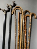 Group lot of vintage & Antique canes