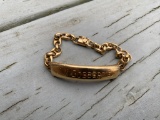 Antique 14k gold Tiffany Bracelet 27.71 grams.