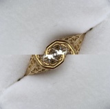 Antique 14k GOld, Sapphire Ring